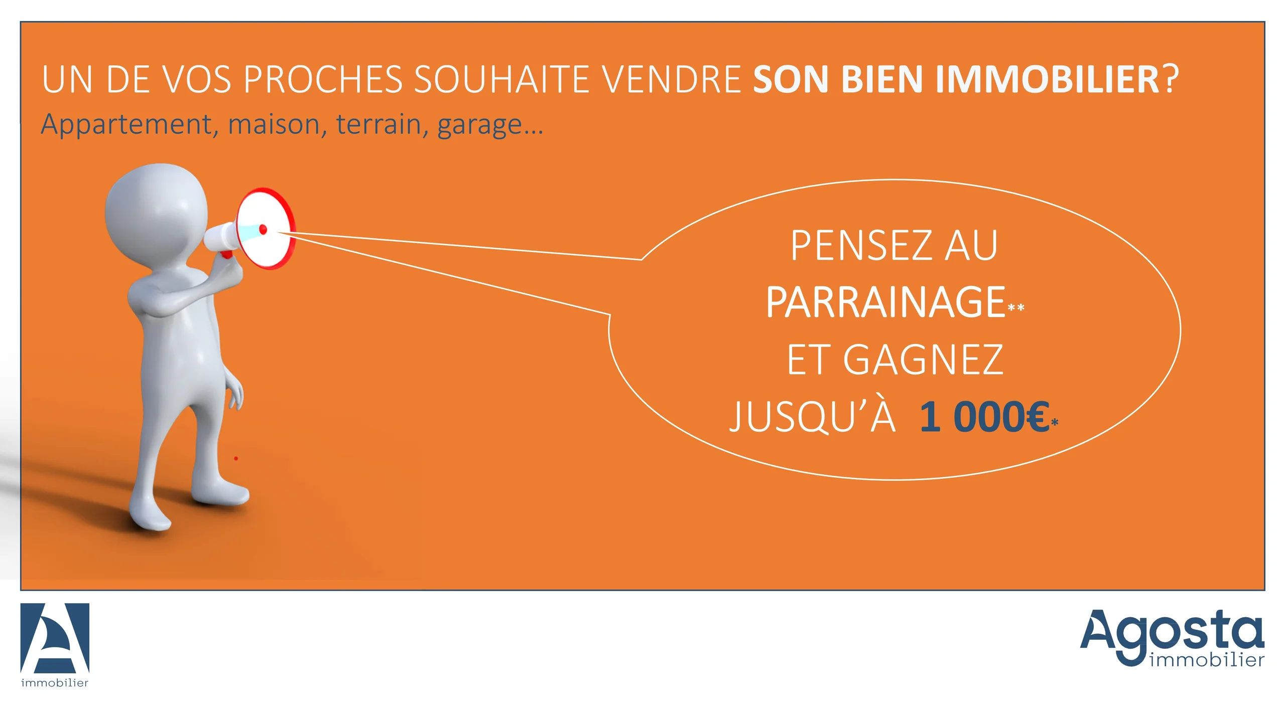 Parrainage Agosta immobilier